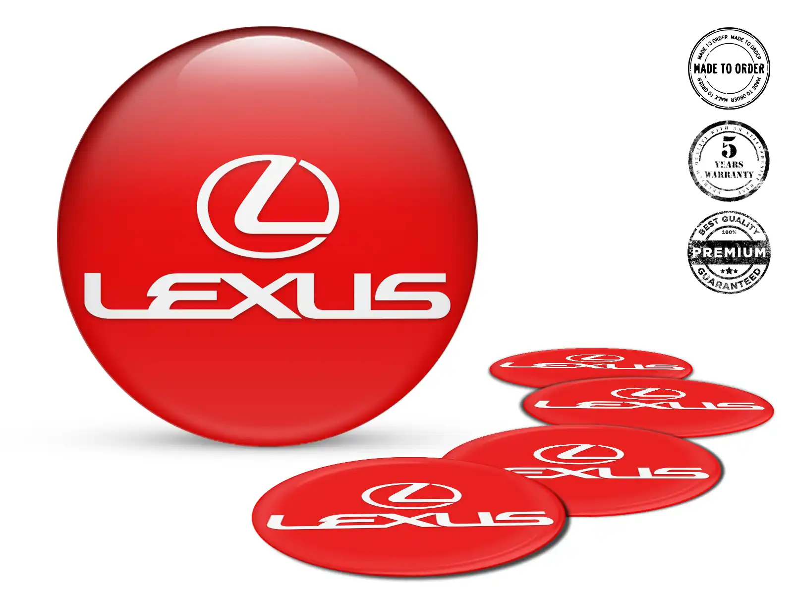 Lexus Calcomanías en Ruedas Etiquetas Cúpula Premium